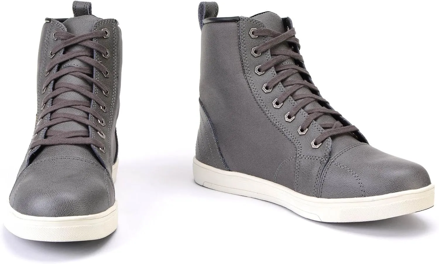 Milwaukee Leather Men's Motorcycle Reinforced Street Biker Casual Riding Shoes Leather Suede Canvas - 7