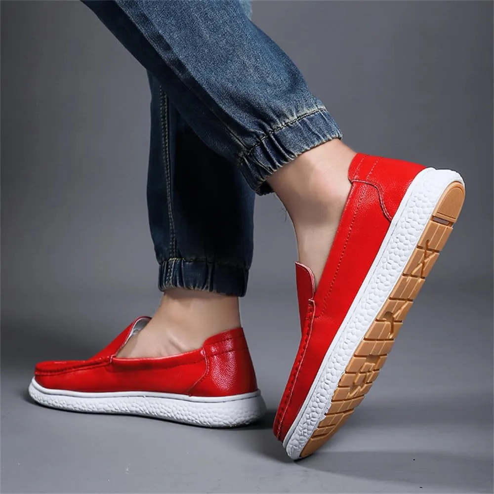 New Men's Handmade Slip on Genuine Leather Loafers Soft Breathable Driving Shoes Men's Leather Sneakers