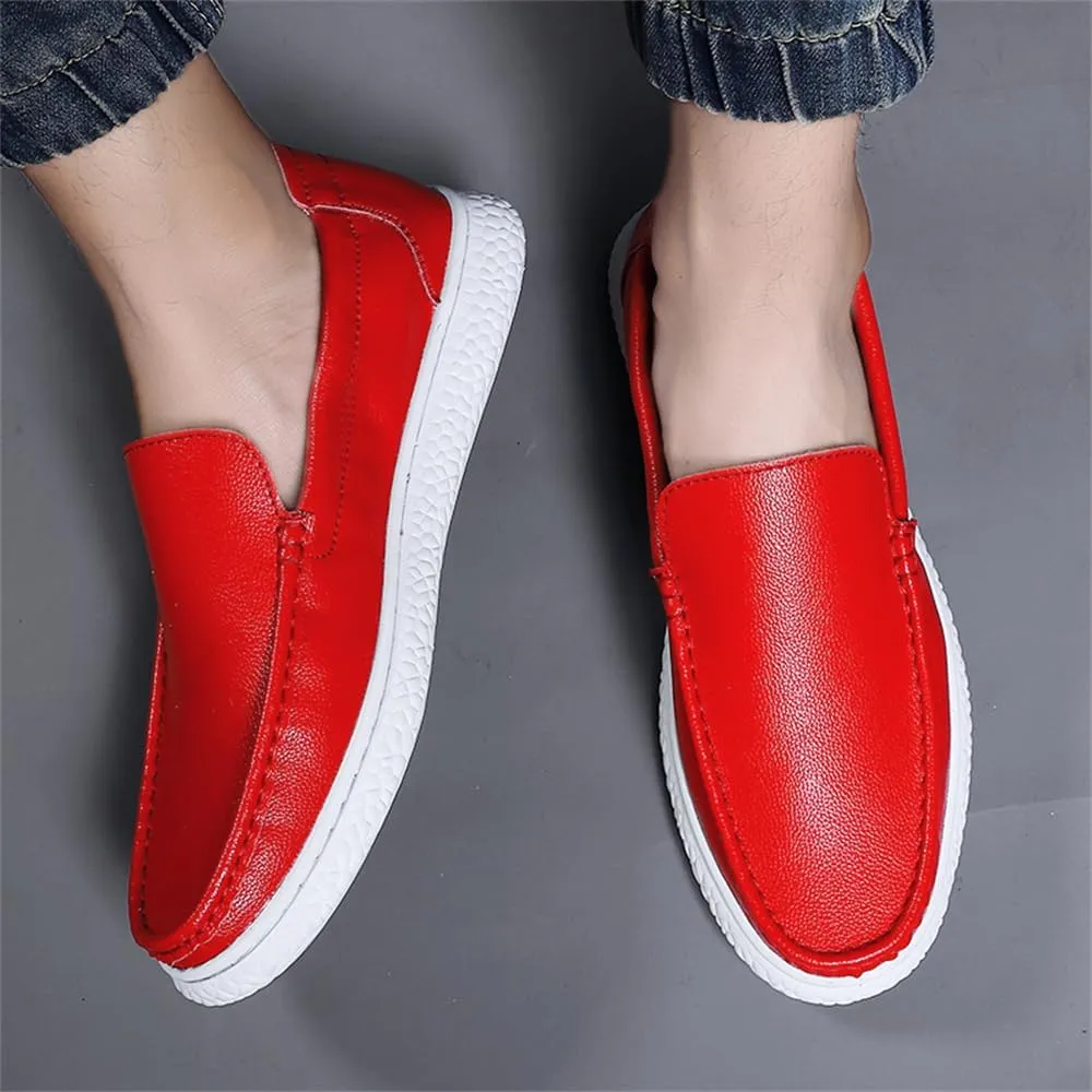 New Men's Handmade Slip on Genuine Leather Loafers Soft Breathable Driving Shoes Men's Leather Sneakers