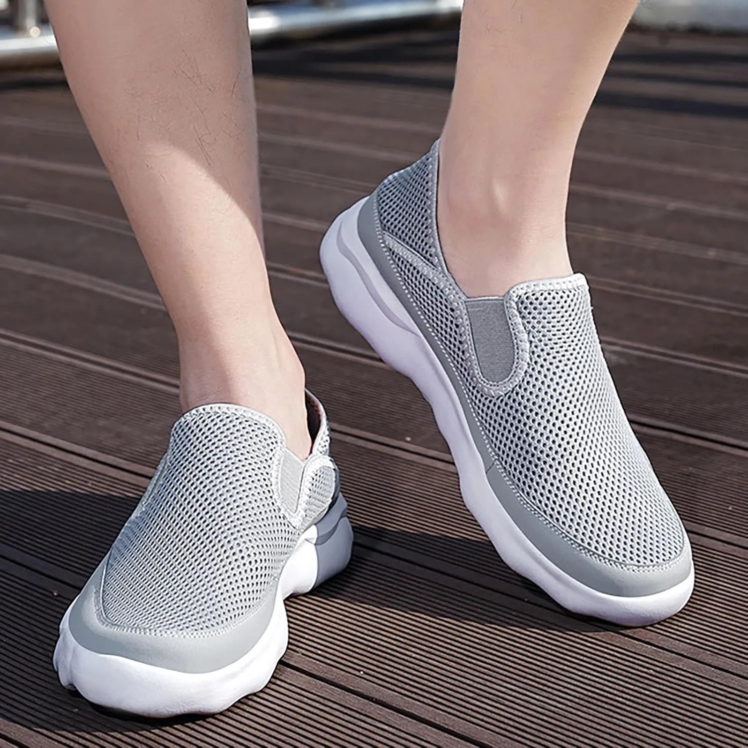 New Men's Hollow Breathable Mesh Casual Fashion Sport Shoe Mens Dress Sneaker Men's Sport Boots Men Shoes