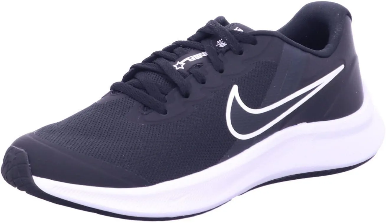 Nike Big Kid's Star Runner 3 Black/Black-Dk Smoke Grey (DA2776 001)