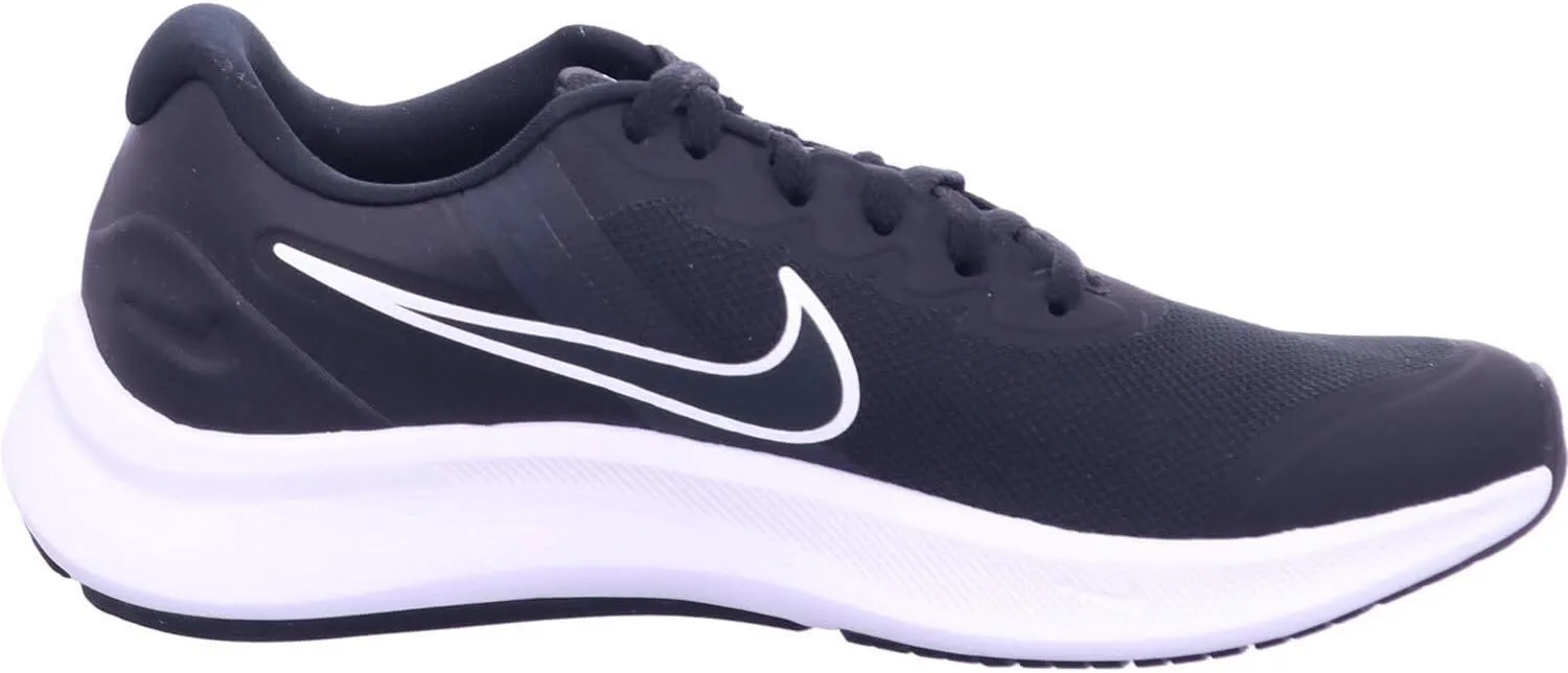 Nike Big Kid's Star Runner 3 Black/Black-Dk Smoke Grey (DA2776 001)