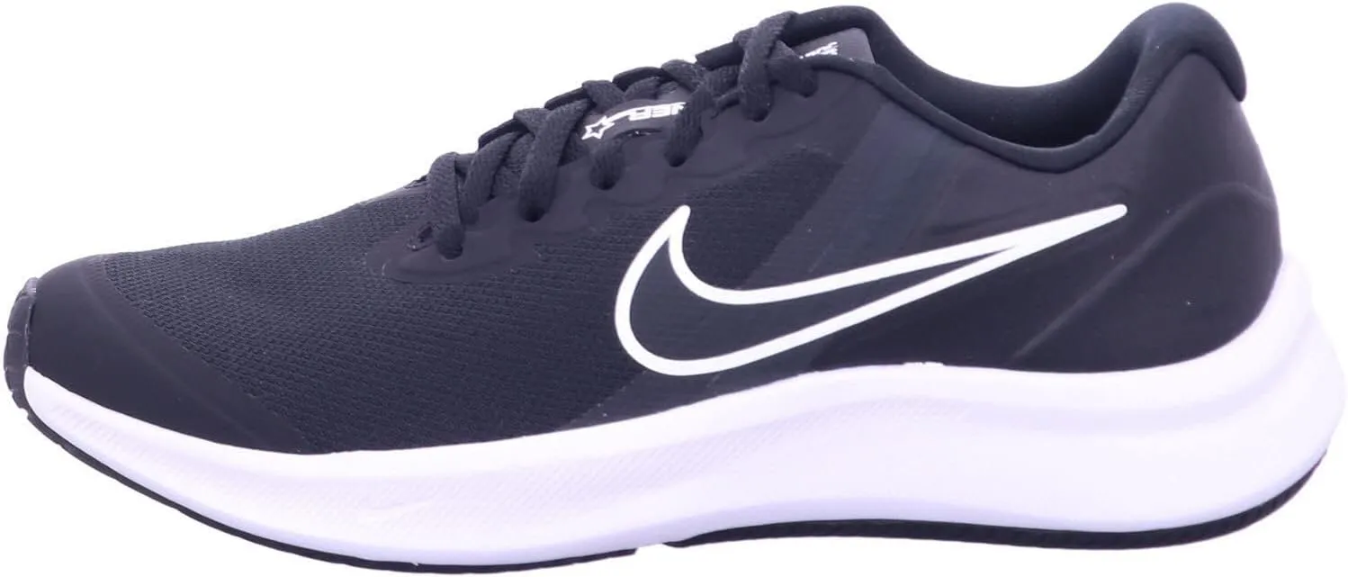 Nike Big Kid's Star Runner 3 Black/Black-Dk Smoke Grey (DA2776 001)