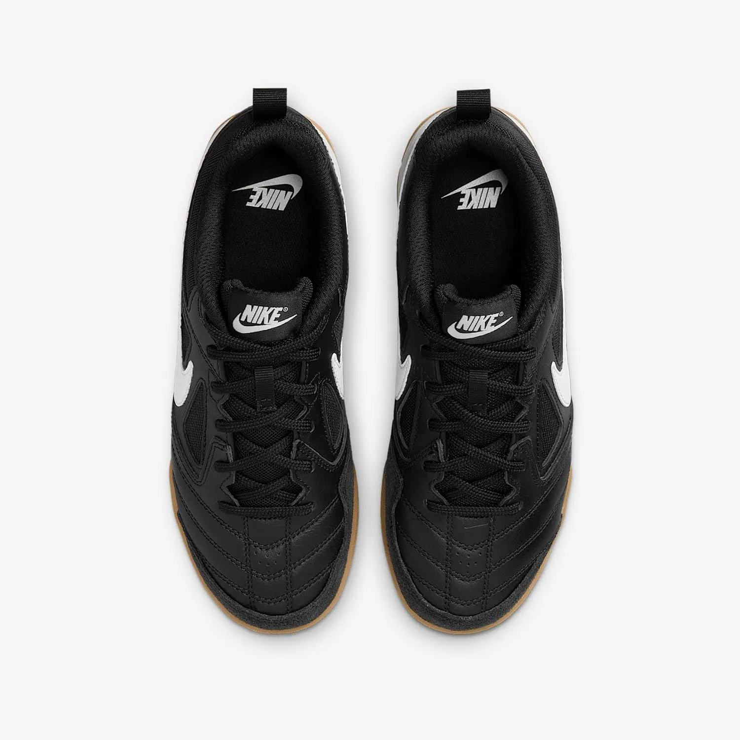 Nike Gato Big Kids' Shoes (HV9596-001, Black/Black/Gum Light Brown/White)
