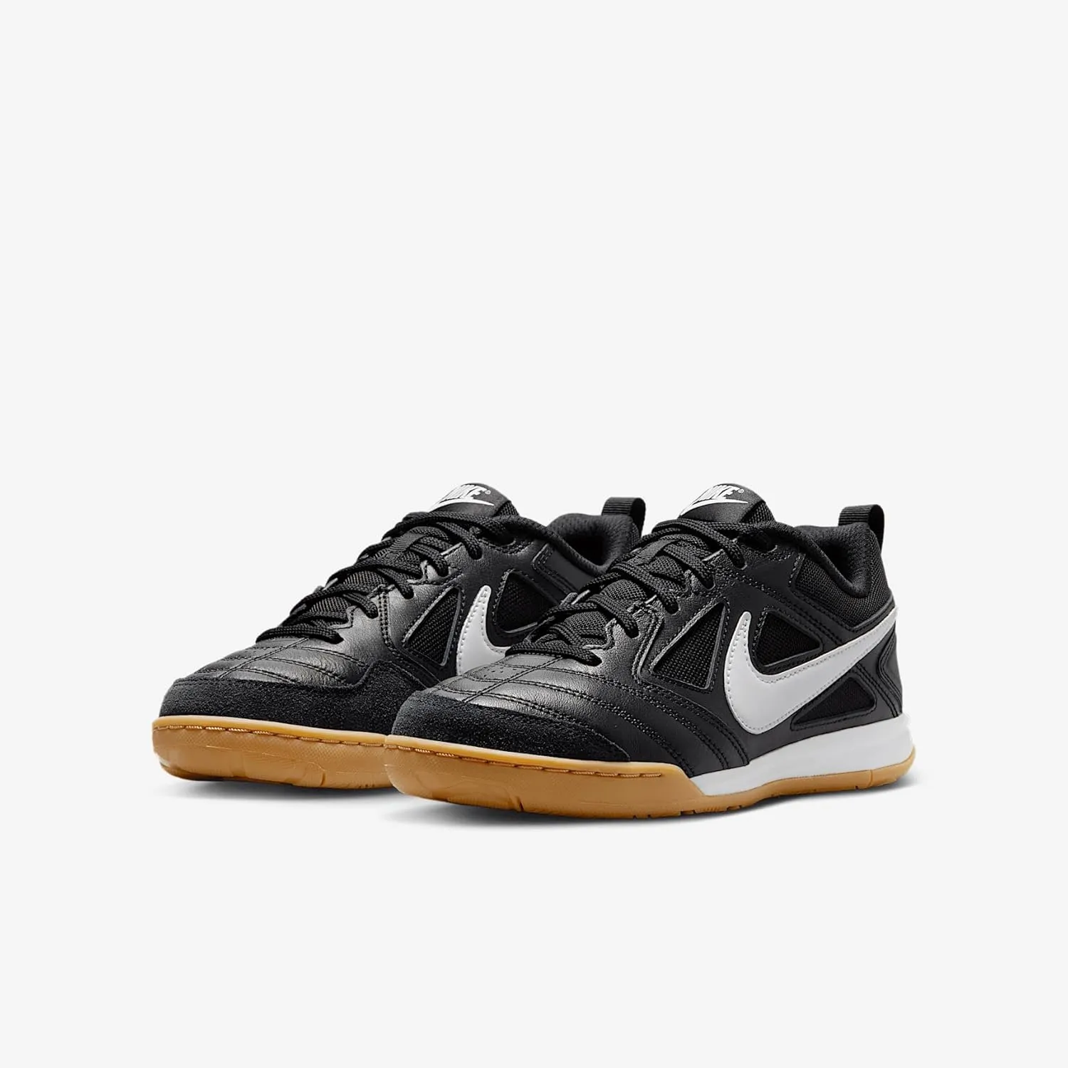 Nike Gato Big Kids' Shoes (HV9596-001, Black/Black/Gum Light Brown/White)