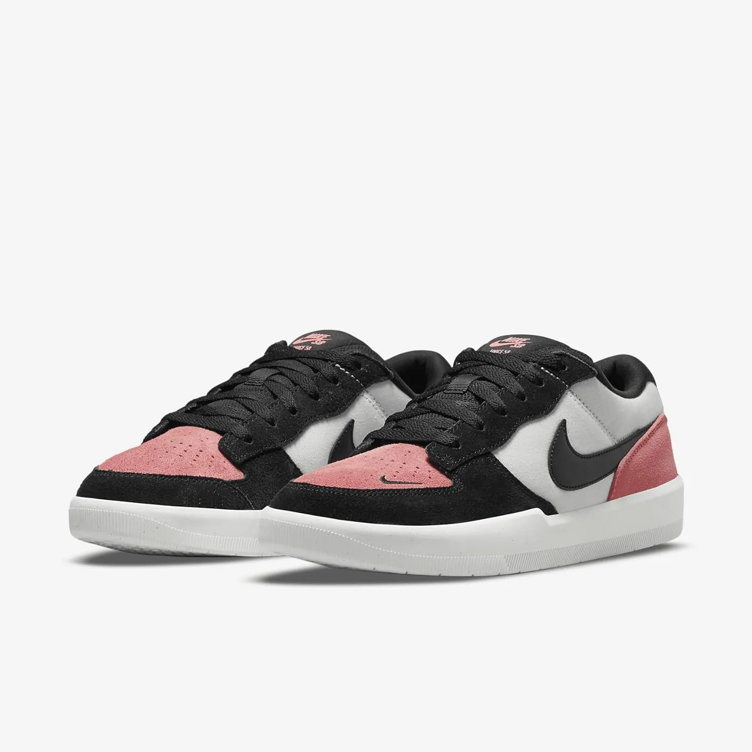Nike SB Force 58 Skate Shoes (CZ2959-600, Pink Salt/White/Black/Black)