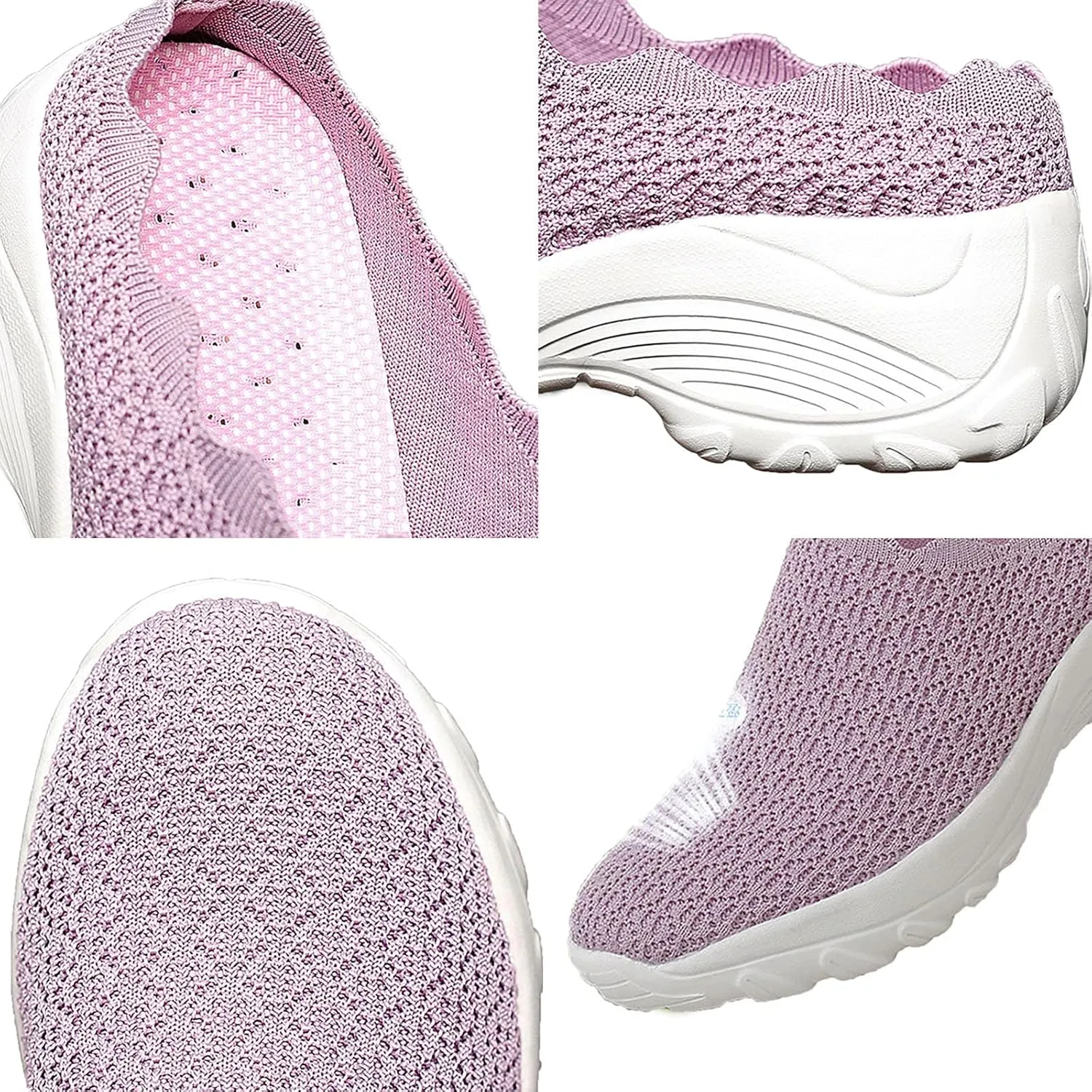 Orthopedic Platform Loafers Women's Lightweight Mule Sneakers Summer Flats Comfort Walking Shoes Closed Toe Loafer
