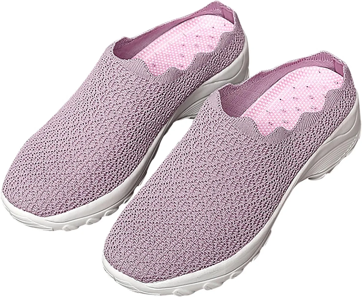 Orthopedic Platform Loafers Women's Lightweight Mule Sneakers Summer Flats Comfort Walking Shoes Closed Toe Loafer