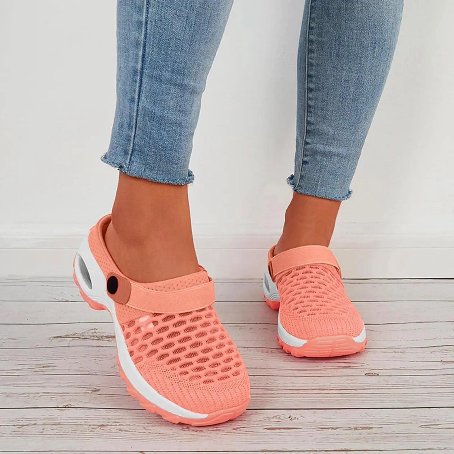 Orthopedic Shoes for Women Slip ons Shoes with Air Cushion Support to Reduce Back and Knee Pressure, Comfort Walking Shoes