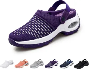 Orthopedic Shoes for Women Slip ons Shoes with Air Cushion Support to Reduce Back and Knee Pressure, Comfort Walking Shoes