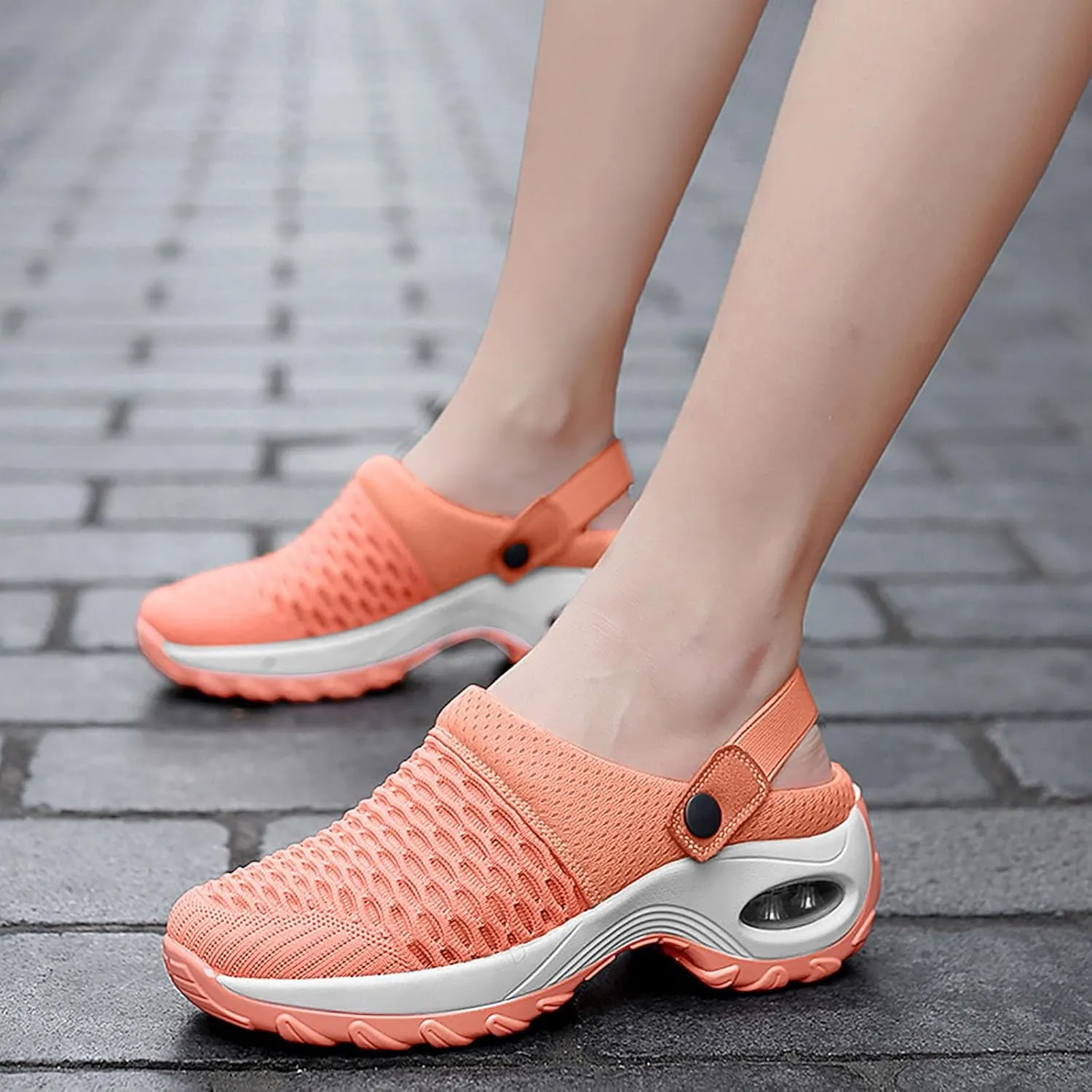 Orthopedic Shoes for Women Slip ons Shoes with Air Cushion Support to Reduce Back and Knee Pressure, Comfort Walking Shoes