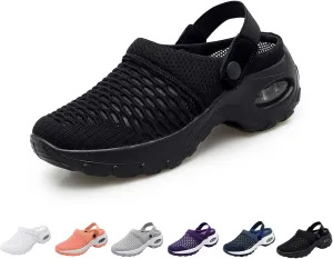 Orthopedic Shoes for Women Slip ons Shoes with Air Cushion Support to Reduce Back and Knee Pressure, Comfort Walking Shoes