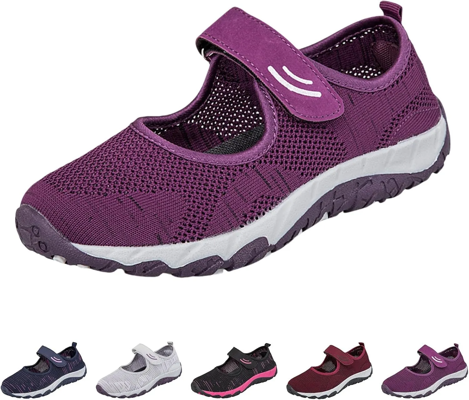 Platform Sneakers for Women Work Shoes Women Running Shoes Womens Lightweight Round Toe Slip On Casual Black Loafers Women Platform Womens Shoes Sneakers