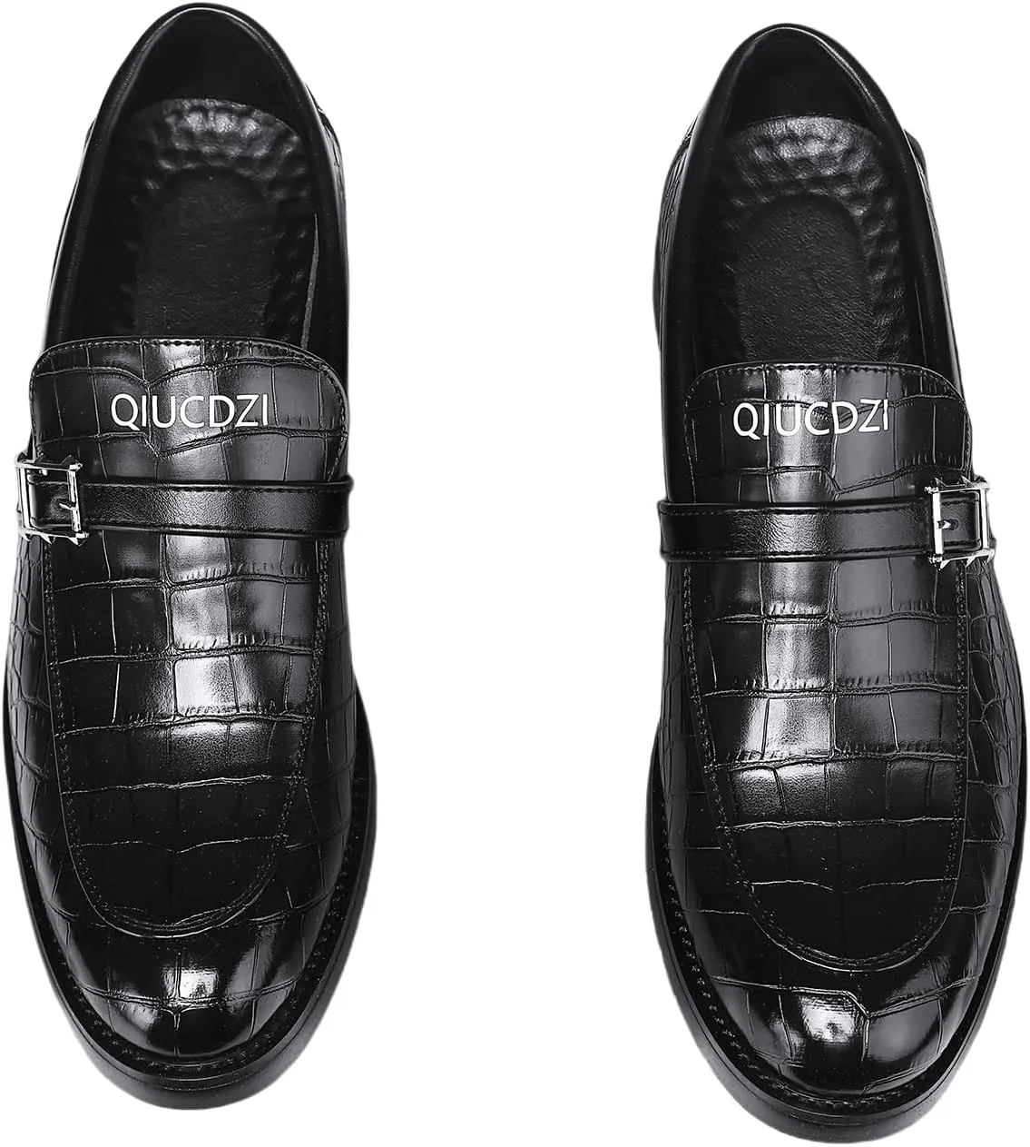 Qiucdzi Men's Oxford Soft Leather Business Sneakers Dress Shoes Formal Leather Shoes for Men