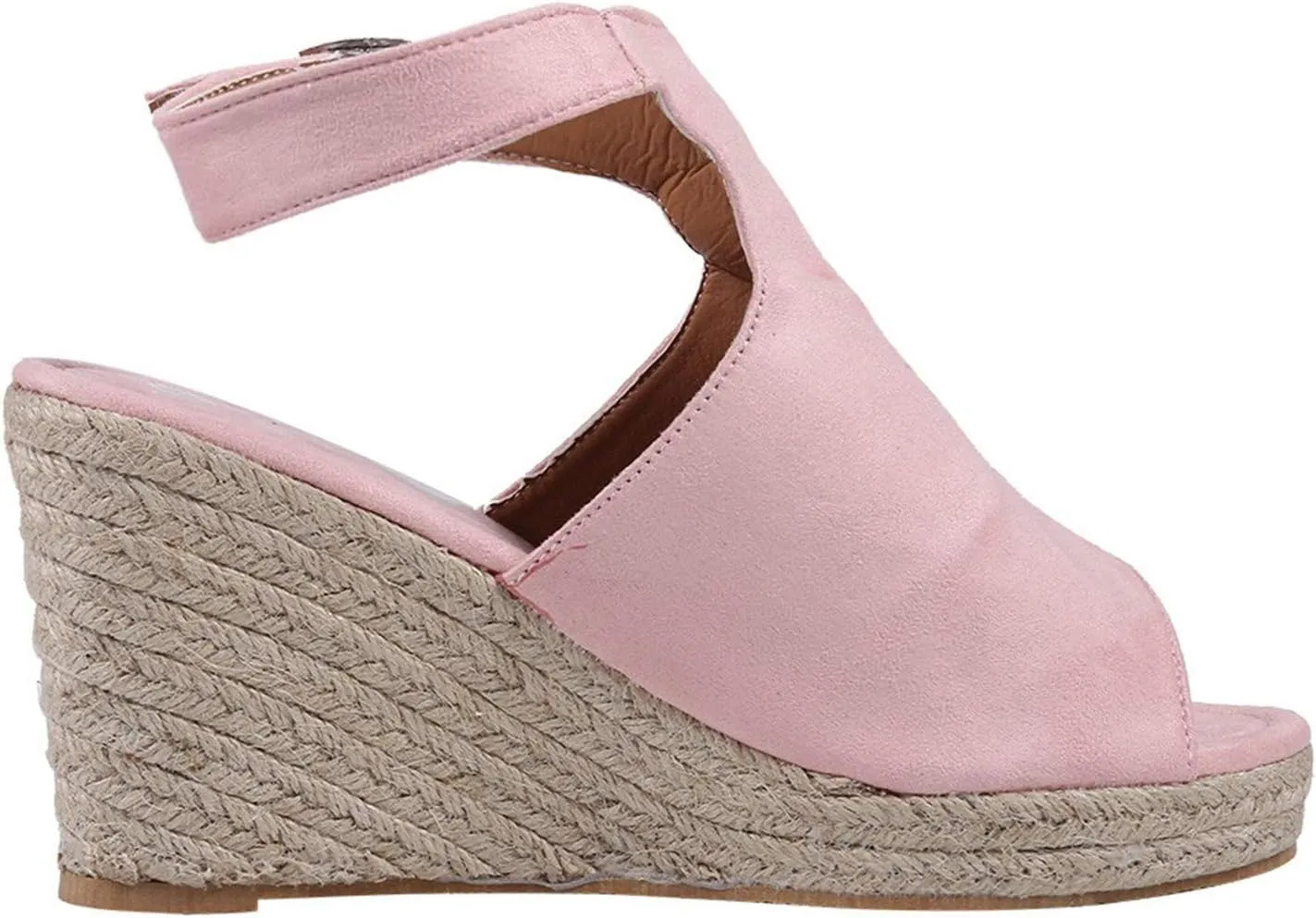 Sandals for Women Dressy Summer, Women's Suede Peep Toe Ankle Booties Cut Out Stacked Block Heel Ankle Boots Women