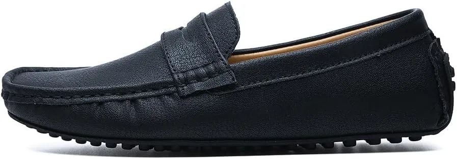 Santimon Men's Classic Driving Penny Moccasin Loafers Slip On Casual Dress Boat Shoes
