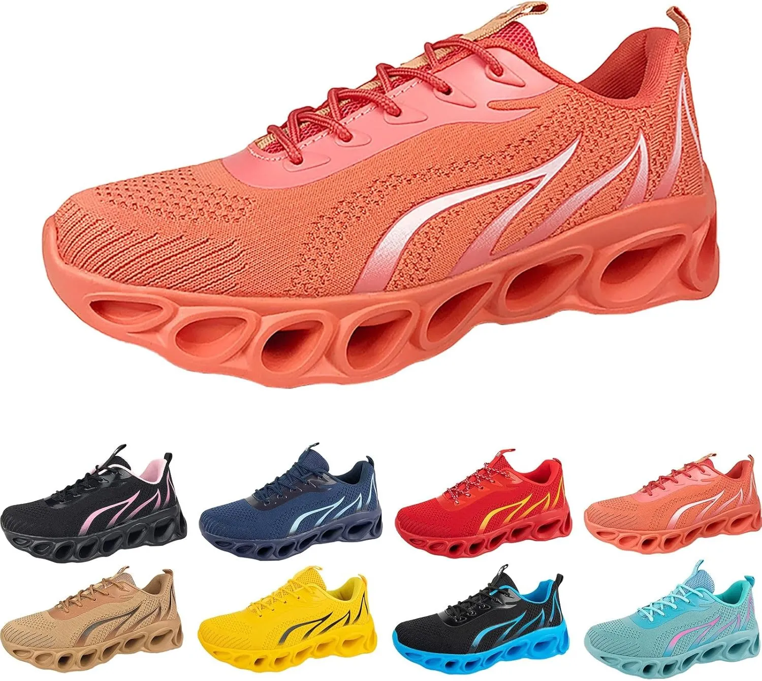 Shoes for Men Womens Sneakers Wide Width Womens Loafers Comfortable Round Toe Flat Heel Womens Christmas Shoes Slip on Non Slip Low Top Casual