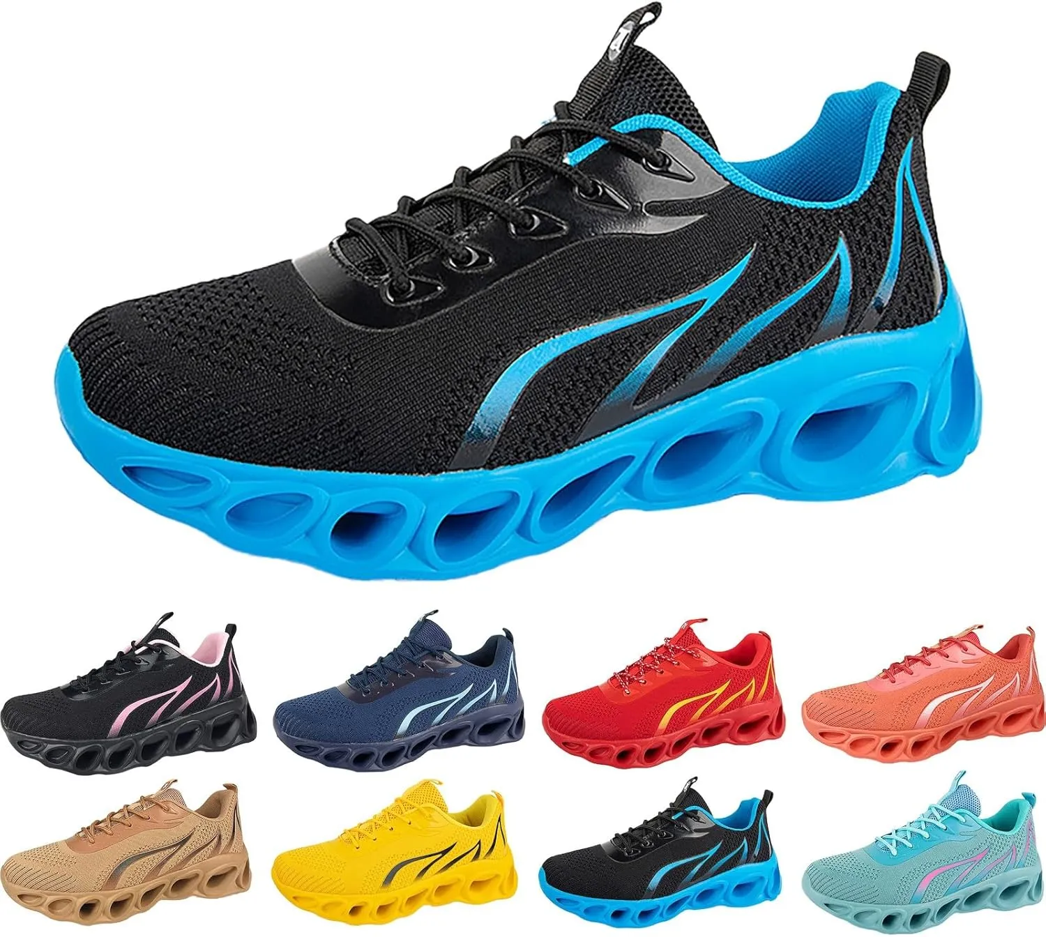 Shoes for Men Womens Sneakers Wide Width Womens Loafers Comfortable Round Toe Flat Heel Womens Christmas Shoes Slip on Non Slip Low Top Casual