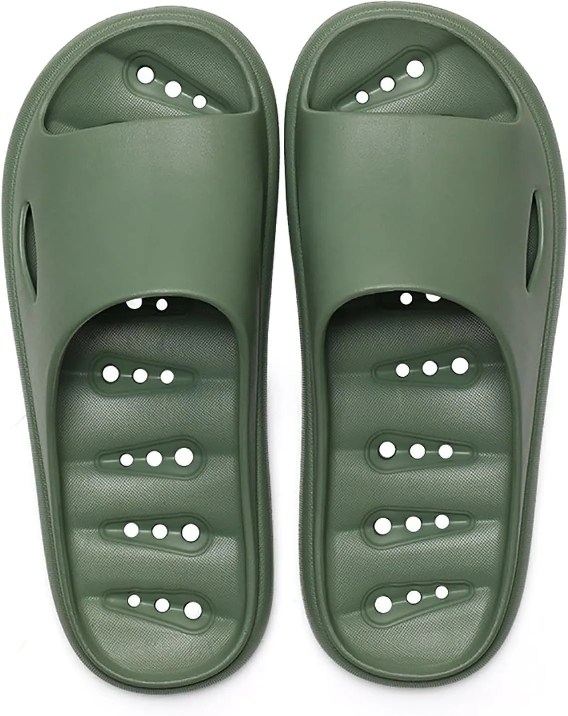 Showers Sandals Womens Cloud Slides Mens Bath Slippers Pillow Slippers Comfort Lightweight Open Toe Quick Drying