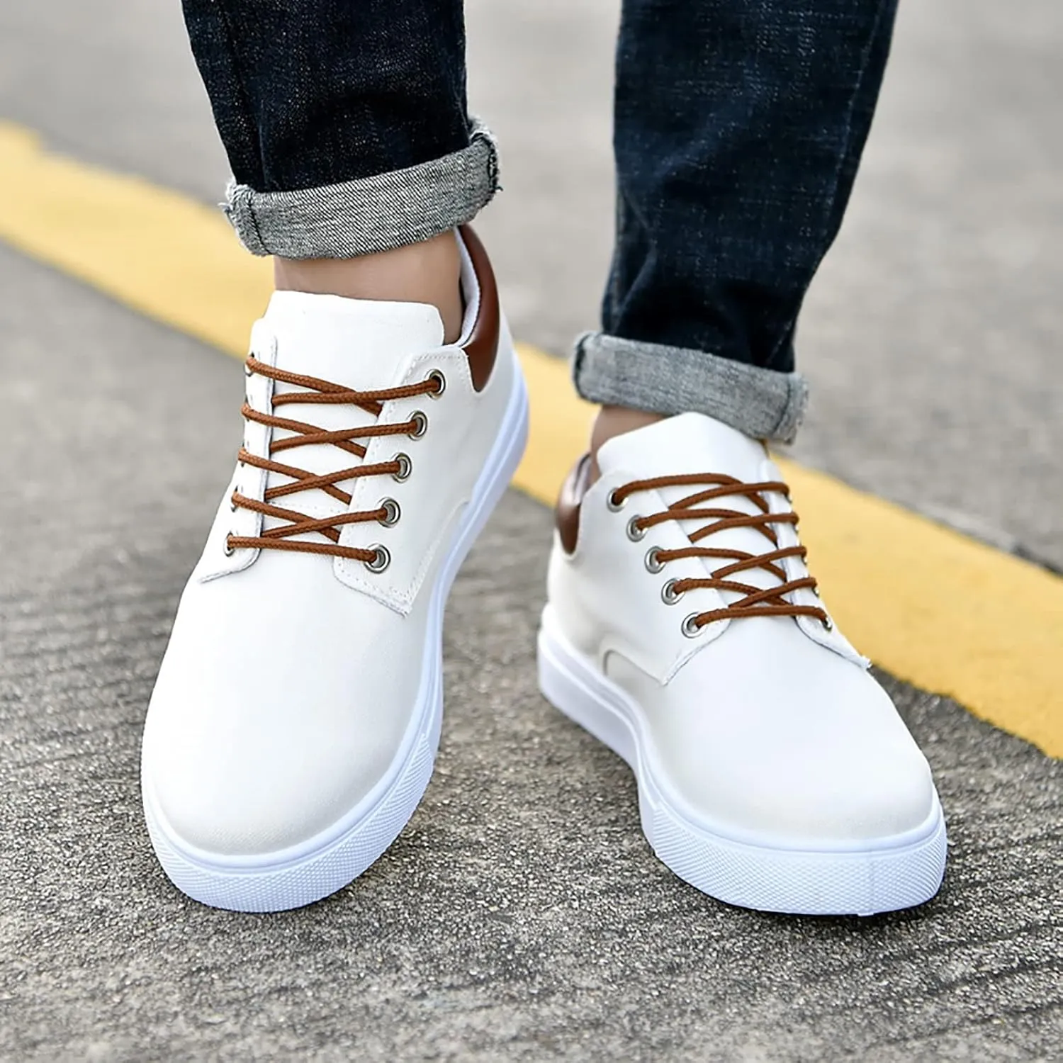 Slip On Casual Shoes White Platform Sneakers Mens Running Shoes Comfortable & Lightweight Women Loafers Comfortable Womens White Sneakers Casual
