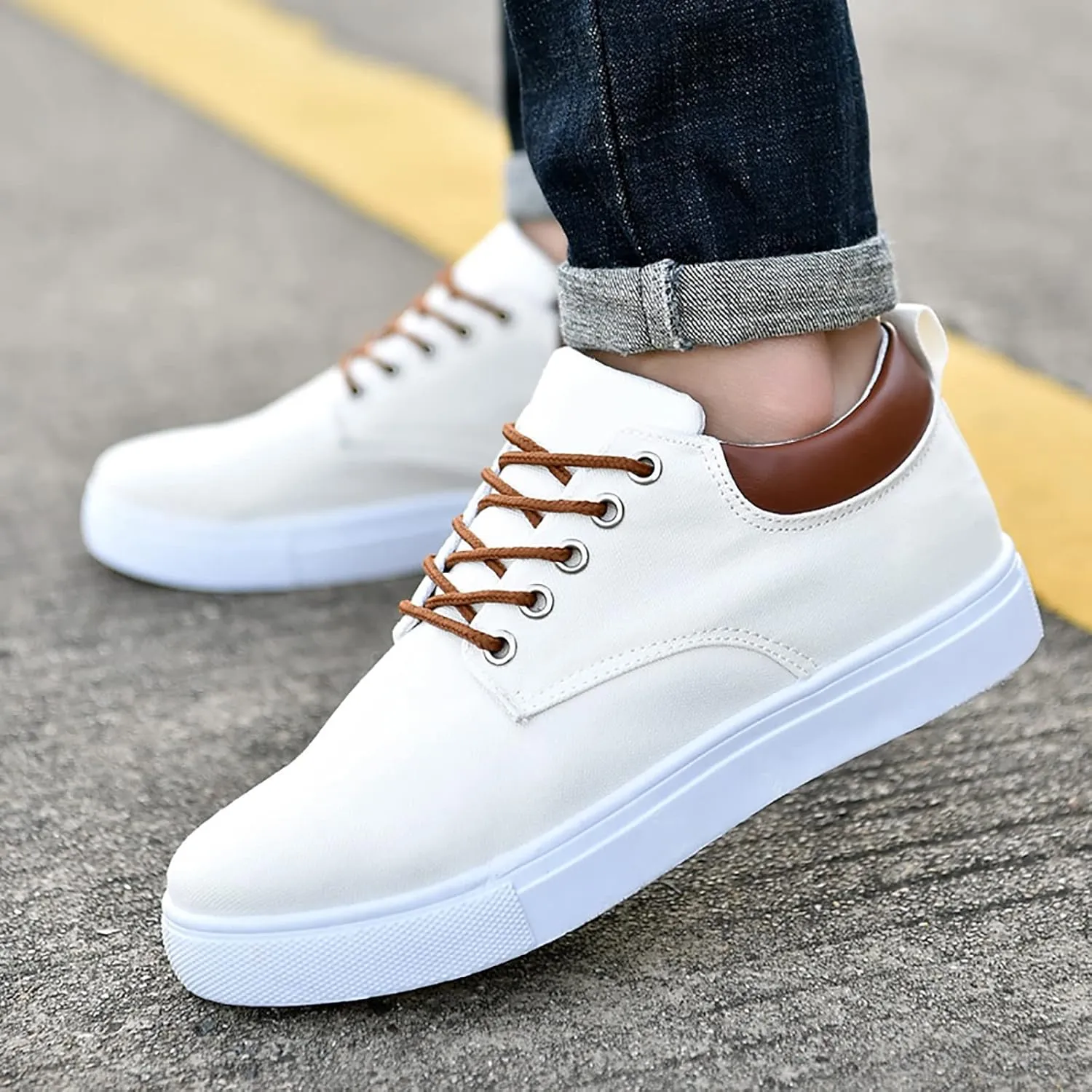 Slip On Casual Shoes White Platform Sneakers Mens Running Shoes Comfortable & Lightweight Women Loafers Comfortable Womens White Sneakers Casual