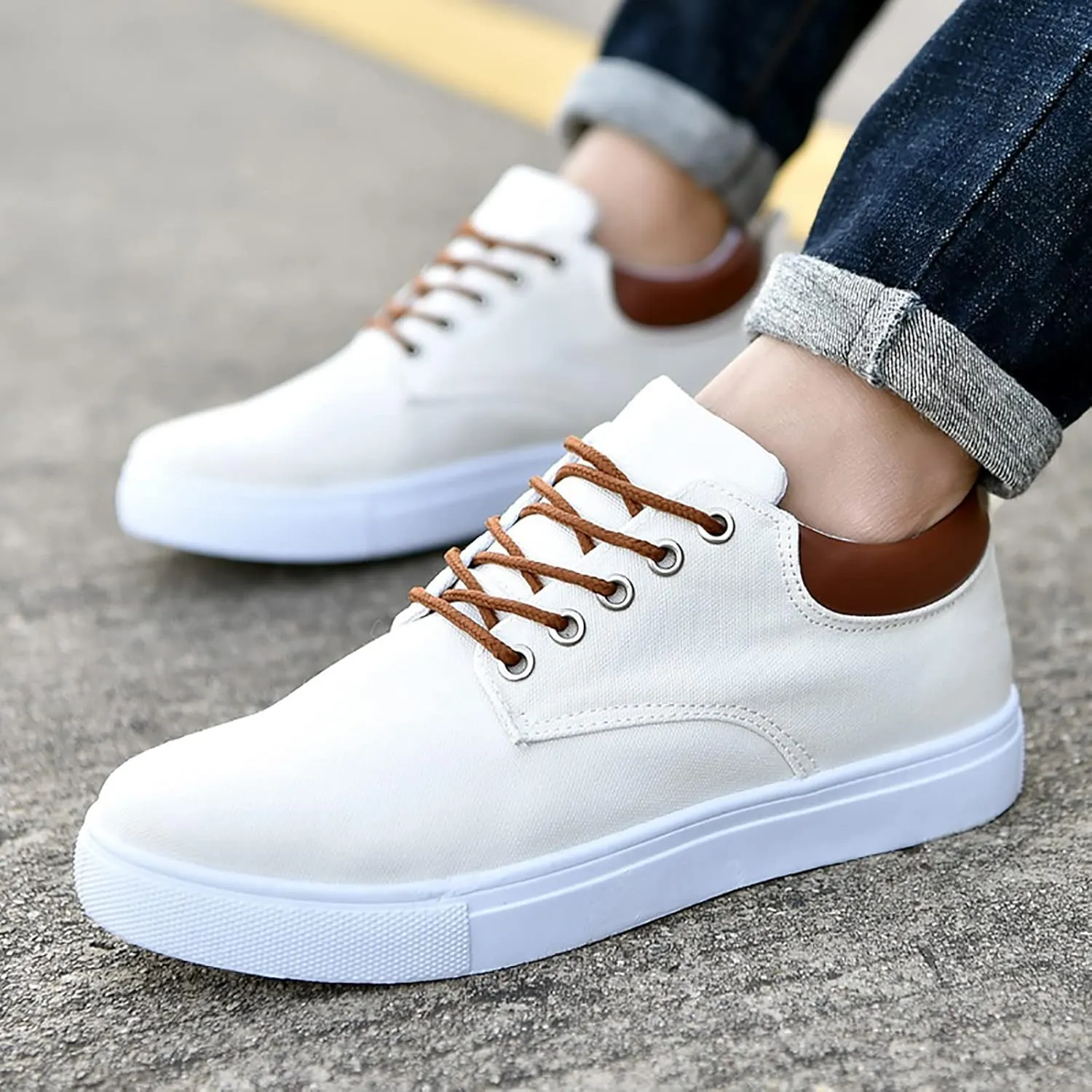 Slip On Casual Shoes White Platform Sneakers Mens Running Shoes Comfortable & Lightweight Women Loafers Comfortable Womens White Sneakers Casual