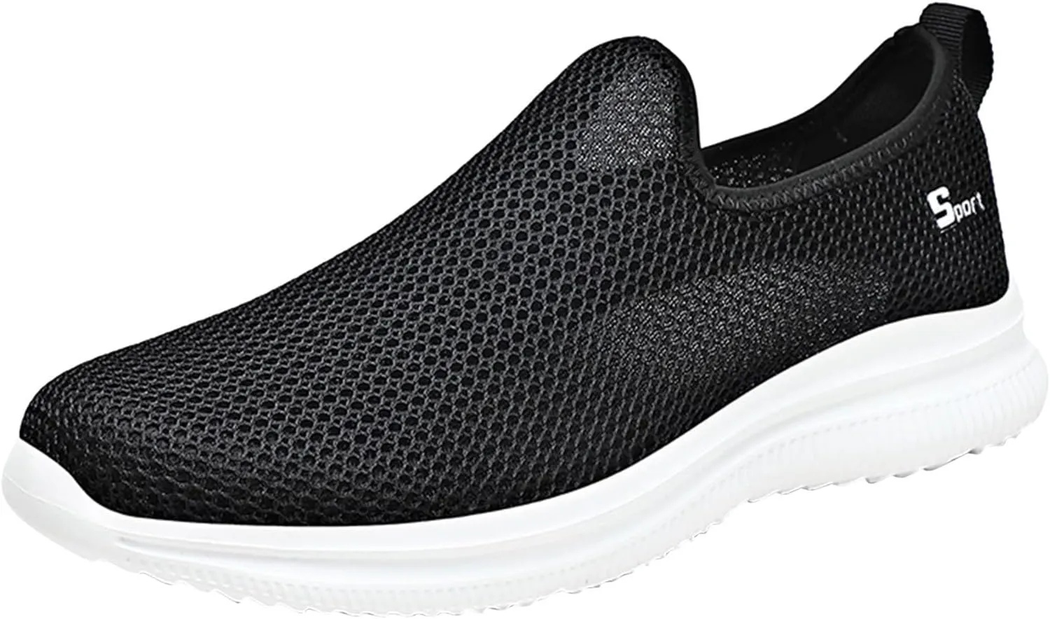 Slip On Casual Shoes Women's Sneakers in White in Wide Width Work Shoes Women Slip on Non Slip Low Top Casual Loafers for Women Dressy Womens White Sneakers