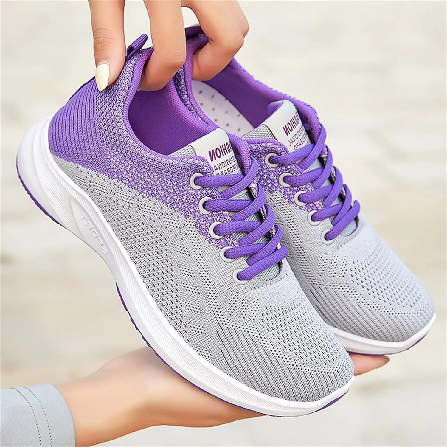 Slip On Shoes Women Mesh Men's Casual Shoes Women Shoes Sneakers Women's Walking Lightweight Tennis Fashion Platform Tennis Shoe White Loafers
