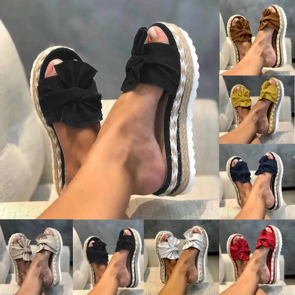 Slippers for Women Wide Width Gibobby 2019 Comfy Platform Sandals Shoes Summer Beach Travel Slipper Flip Flop