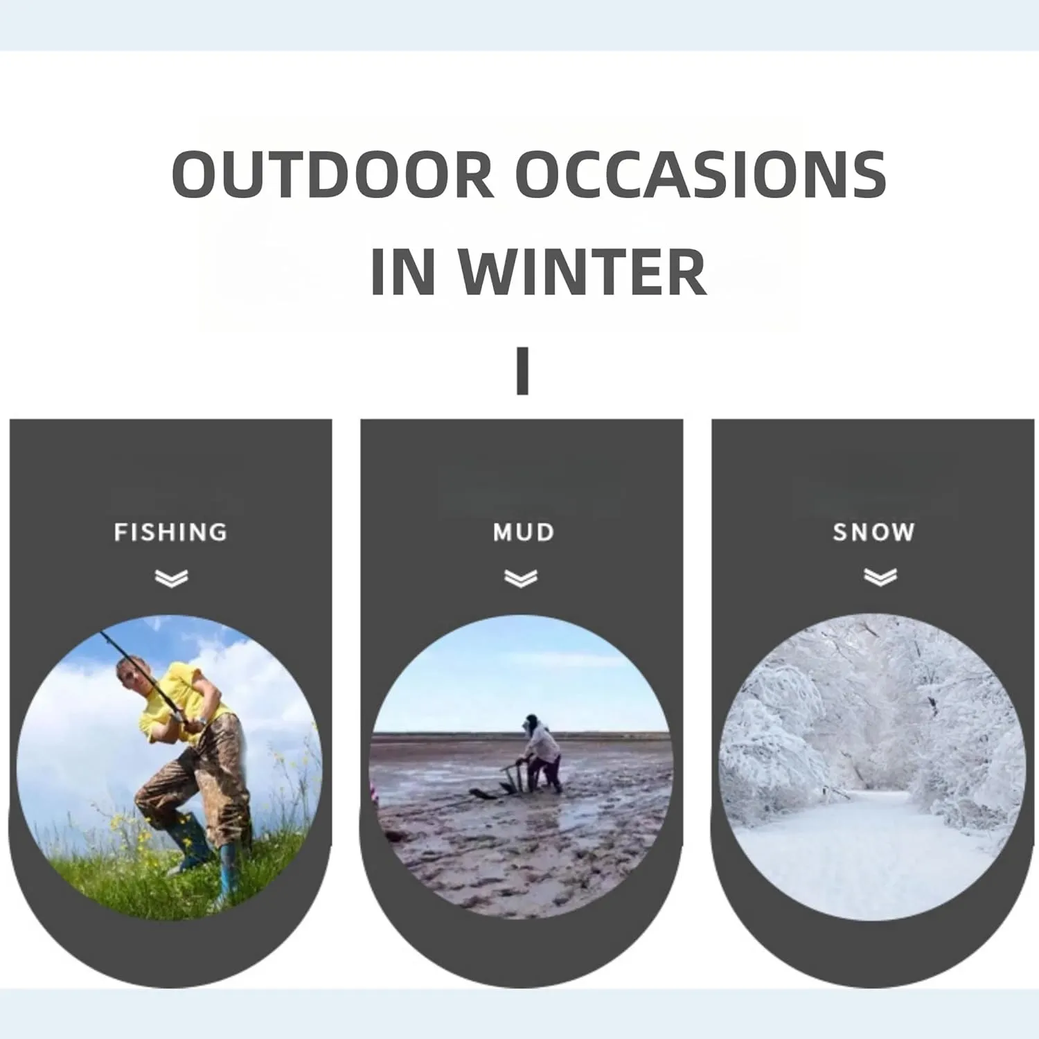 Snow Boots for Women Waterproof Warm Fur Lined Boots Winter Hiking Boots Non-Slip Comfortable Mid Calf Outdoor Boots