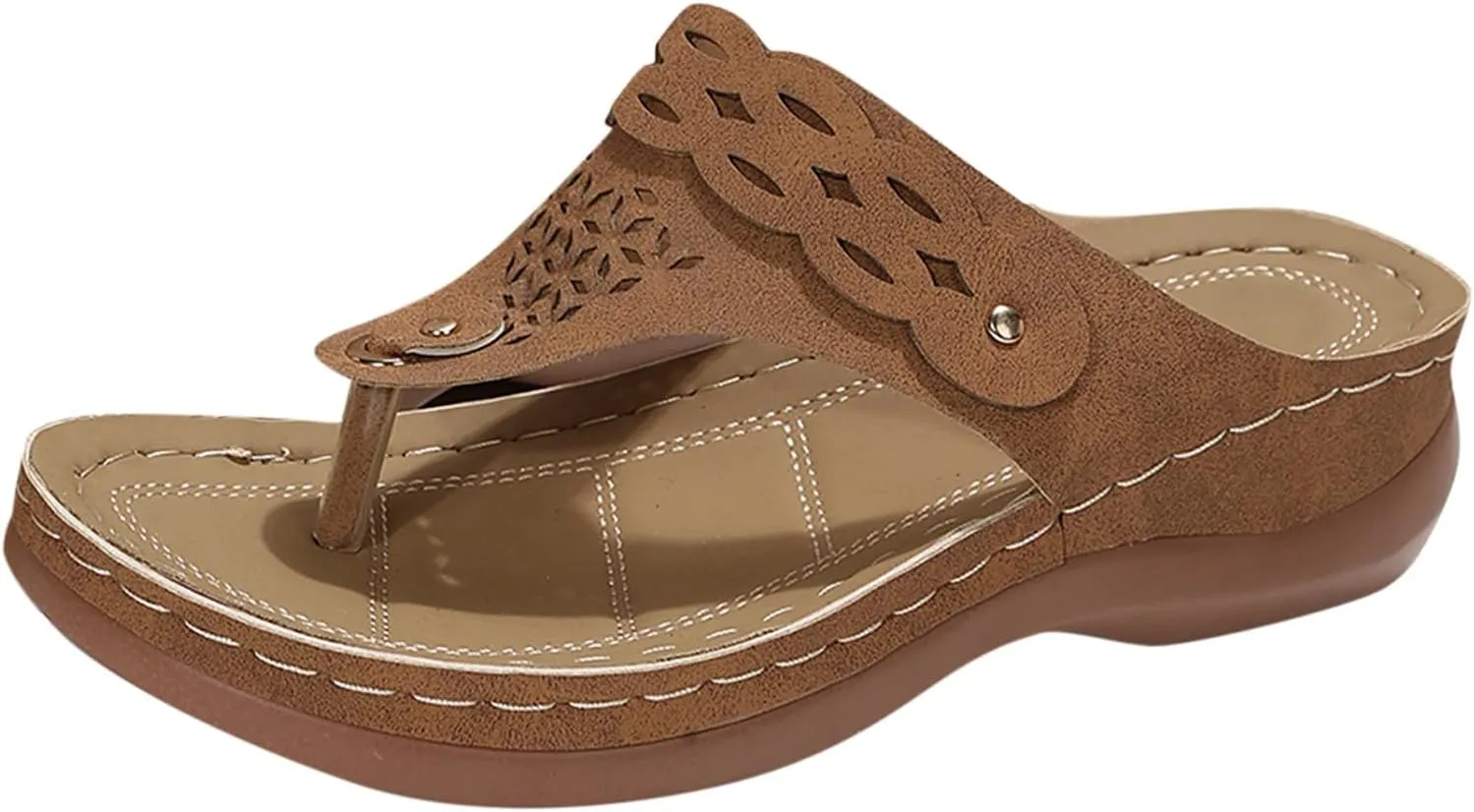 Summer Sandals For Women 2025,Comfortable Orthotic Cushion Flip Flops Recovery Walking Dressy Summer Orthopedic Sandals Flowers Casual Womens Outdoor Slides Non Slip-on Beach Shoes for Daily Wear