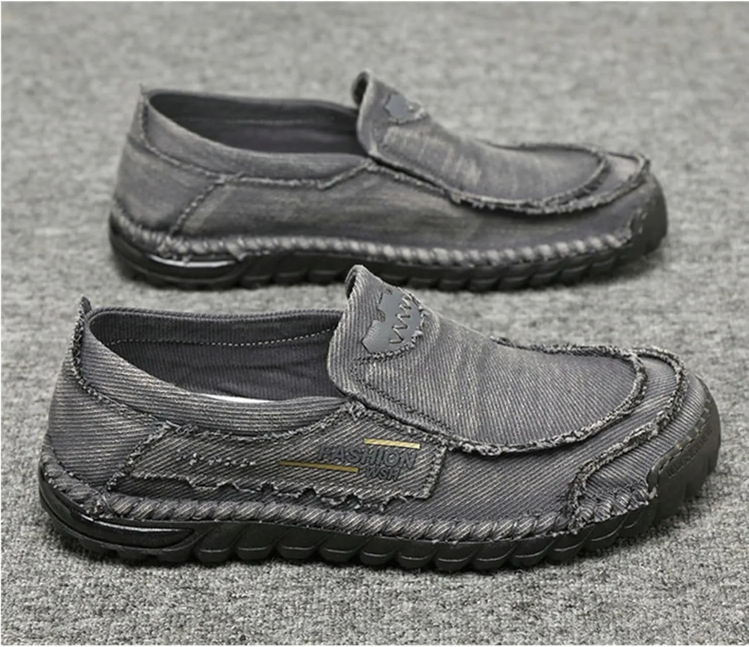 SywzX&xfybz Handmade Men's Slip-on Loafers Shoes Soft Bottom Anti Slip Soft Bottom Anti Slip Driving Shoes Mens Boat Shoes
