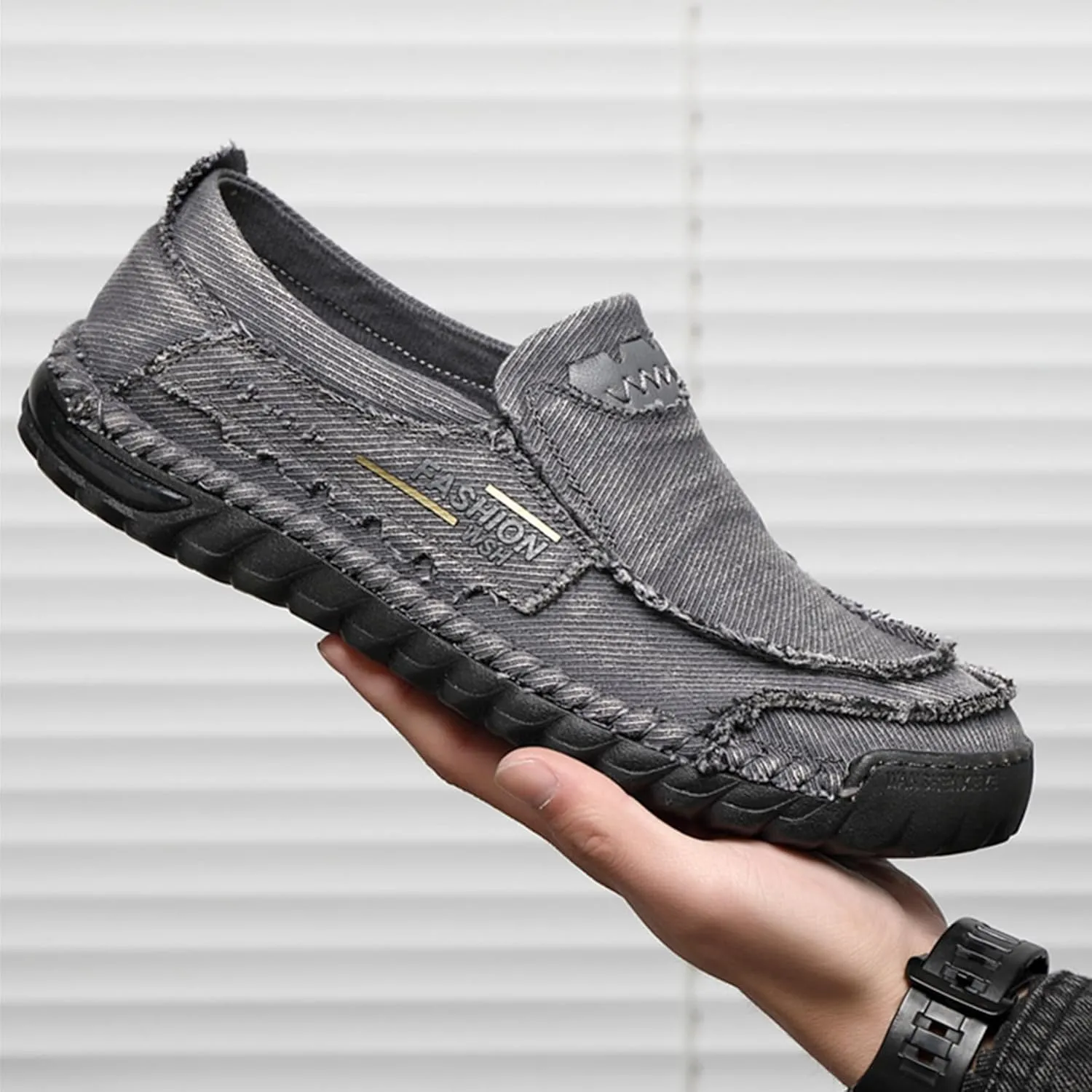SywzX&xfybz Handmade Men's Slip-on Loafers Shoes Soft Bottom Anti Slip Soft Bottom Anti Slip Driving Shoes Mens Boat Shoes