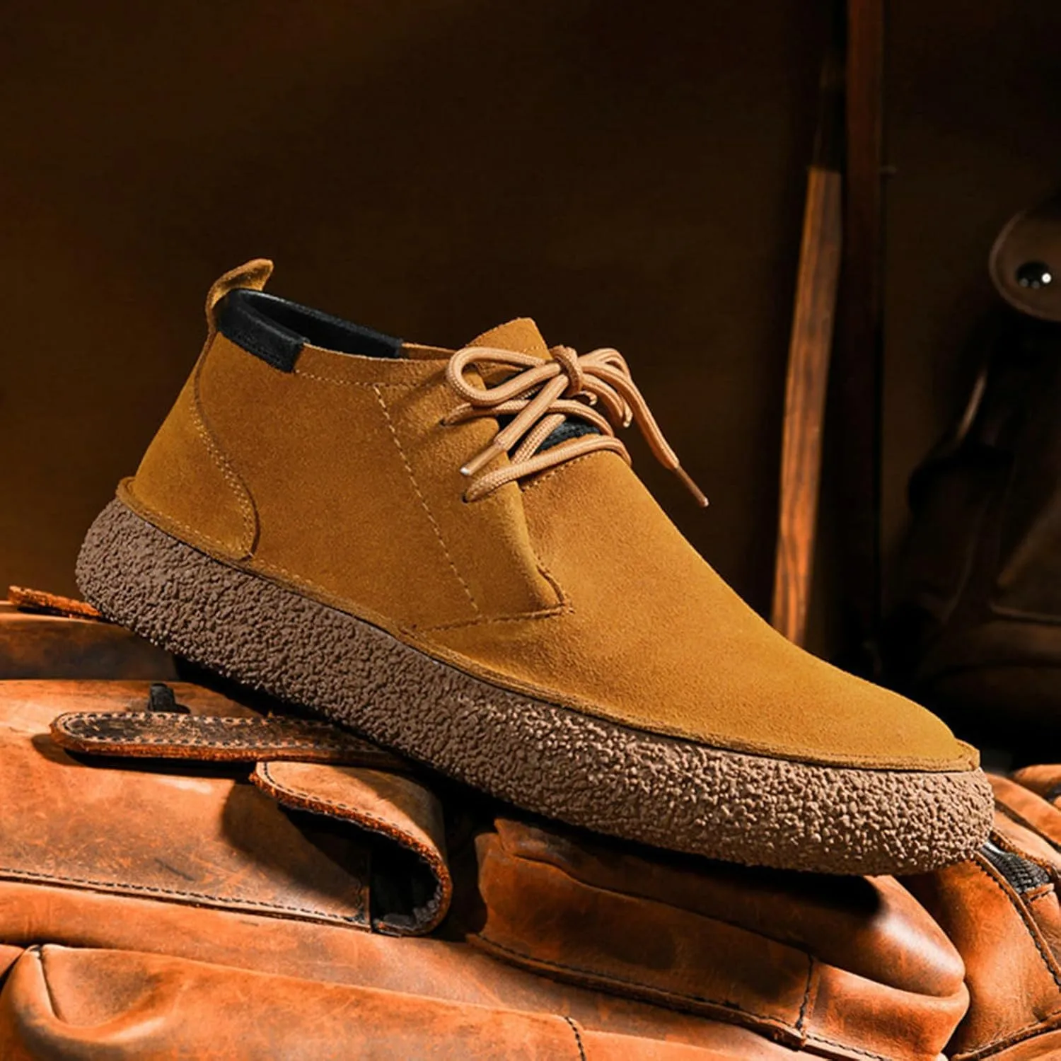 SywzX&xfybz Men's Penny Cow Suede Leather Loafers Moccasin Driving Shoes Casual Leather Shoes