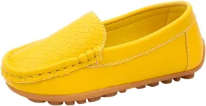 Toddlers Boys Baby Girls Loafers Casual Slip-On Moccasin Boat Dress Shoes Casual Shoes Formal Shoes Leather Flats