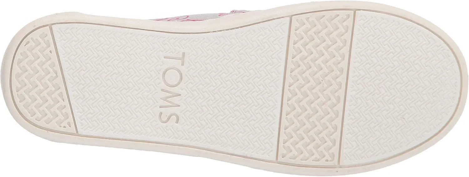 TOMS Toddler Girls Alpargata Ballerina - Black