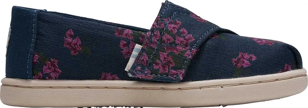 TOMS Toddler Girls Alpargata Ballerina - Black