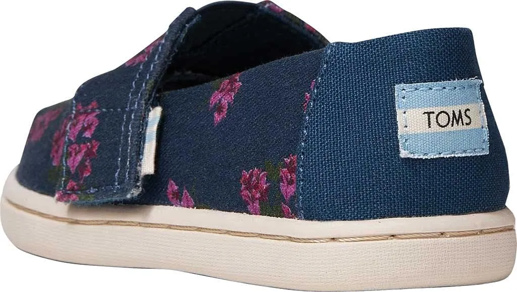 TOMS Toddler Girls Alpargata Ballerina - Black