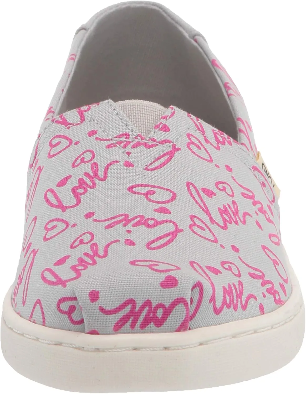 TOMS Toddler Girls Alpargata Ballerina - Black