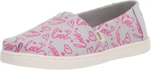 TOMS Toddler Girls Alpargata Ballerina - Black