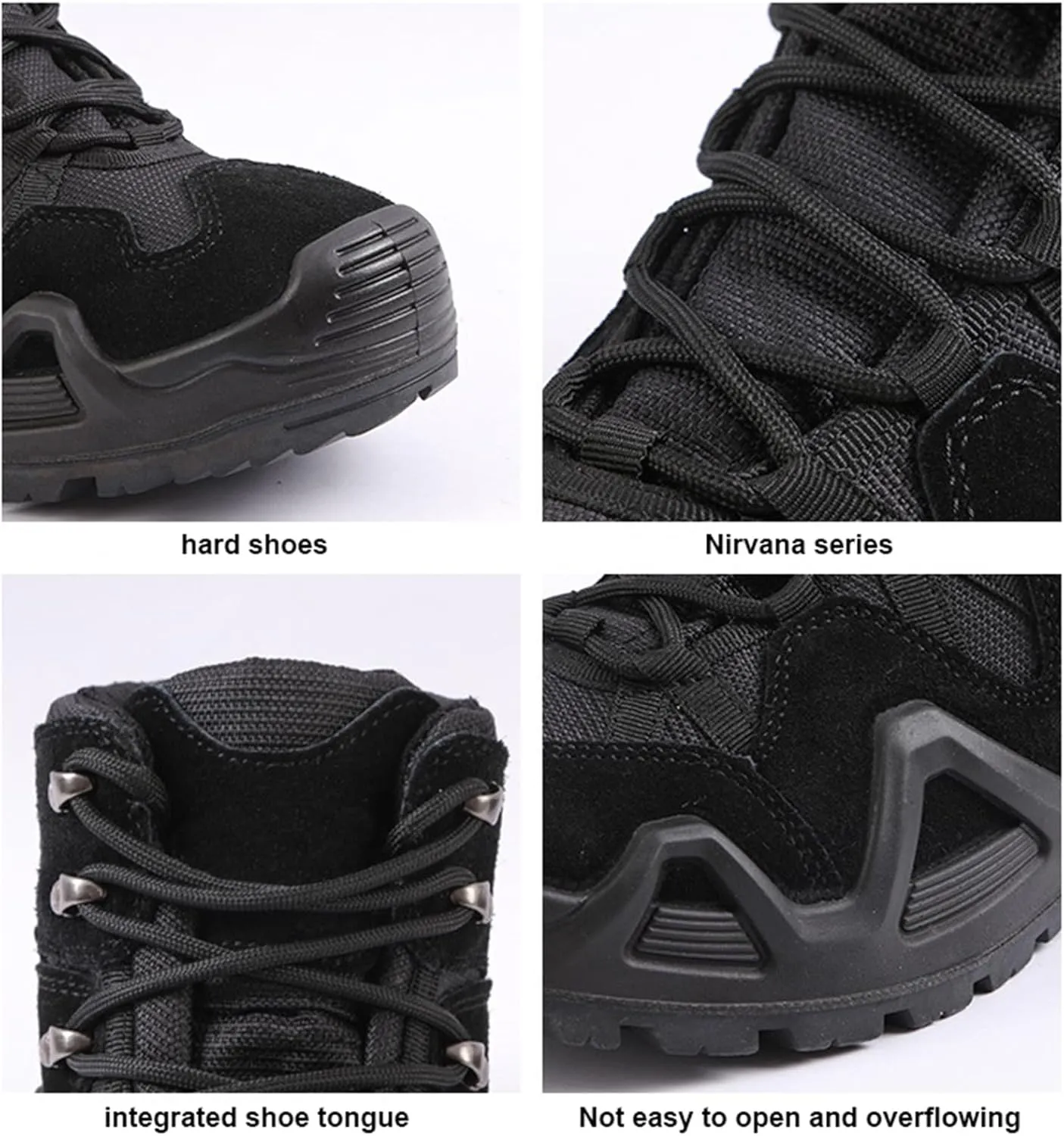 Waterproof Hiking Work Boots, Men's Military Tactical Boots,Lightweight Army Combat Boots, Work Safety Boots, Breathable Desert Boots,for Outdoor Hiking, Hunting Etc