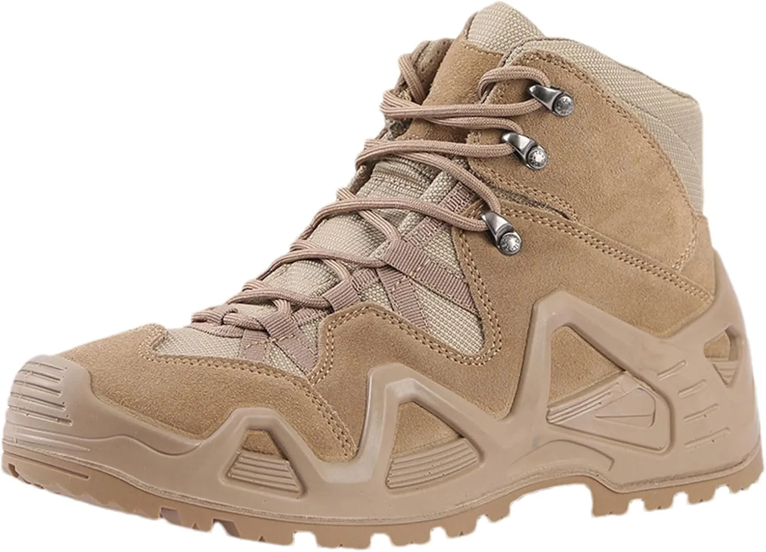 Waterproof Hiking Work Boots, Men's Military Tactical Boots,Lightweight Army Combat Boots, Work Safety Boots, Breathable Desert Boots,for Outdoor Hiking, Hunting Etc
