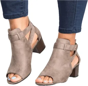Wedge Sandals For Women,Womens Open Toe Dressy Summer Platform Sandals Buckle Ankle Strap Wedges Sandals Beach Sandals