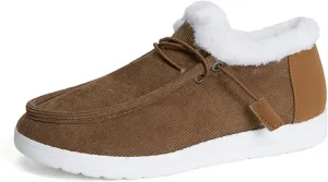 Winter Fashion Boots For Women 2024 Warm Fur Lined Snow Boots Outdoor Short Ankle Booties Slip On Loafers Shoes