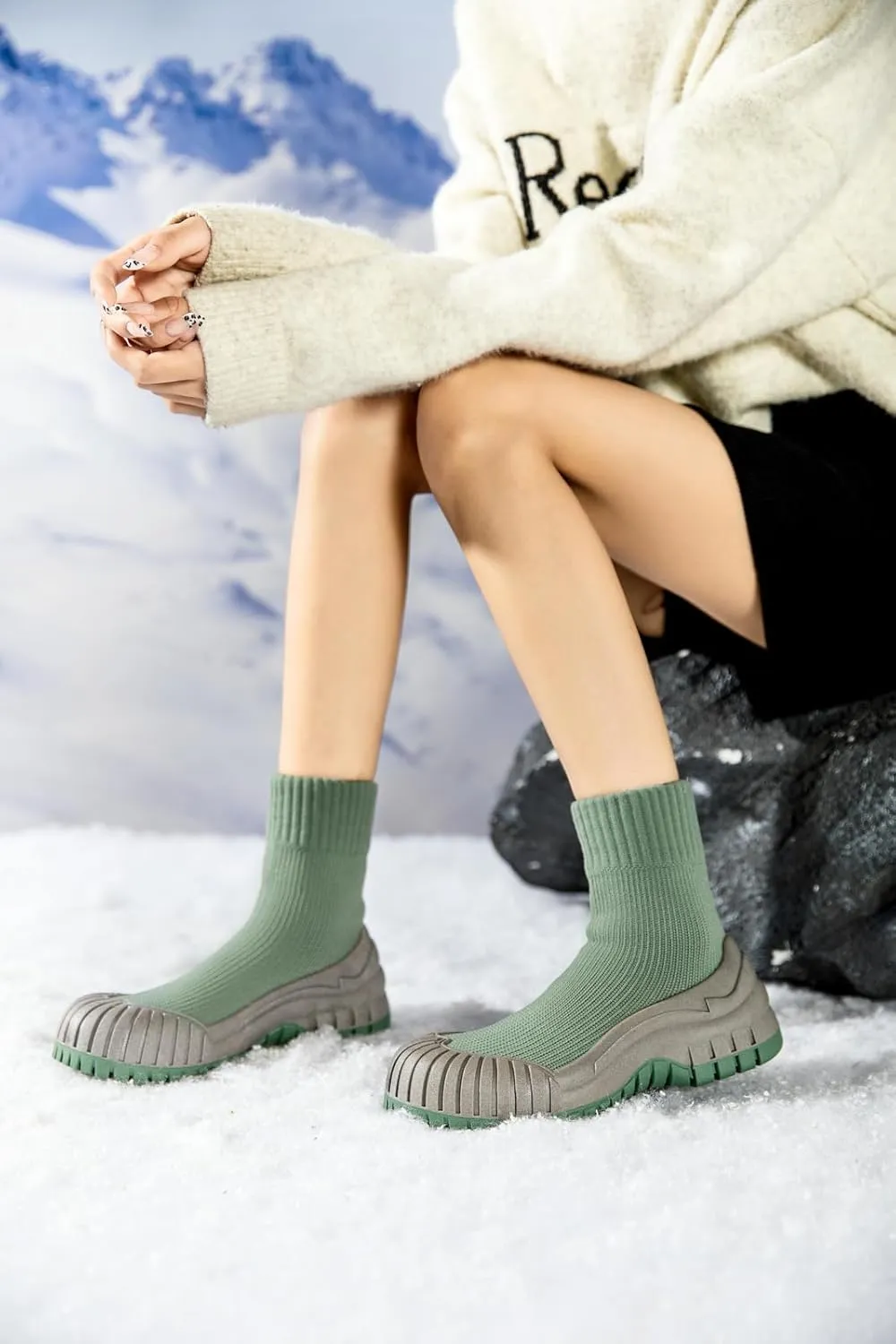 Winter Snow Boots Hiking Boots Waterproof Anti-Slip Warm Fur Lined Fur Lined Comfortable Shoes For Men And Women