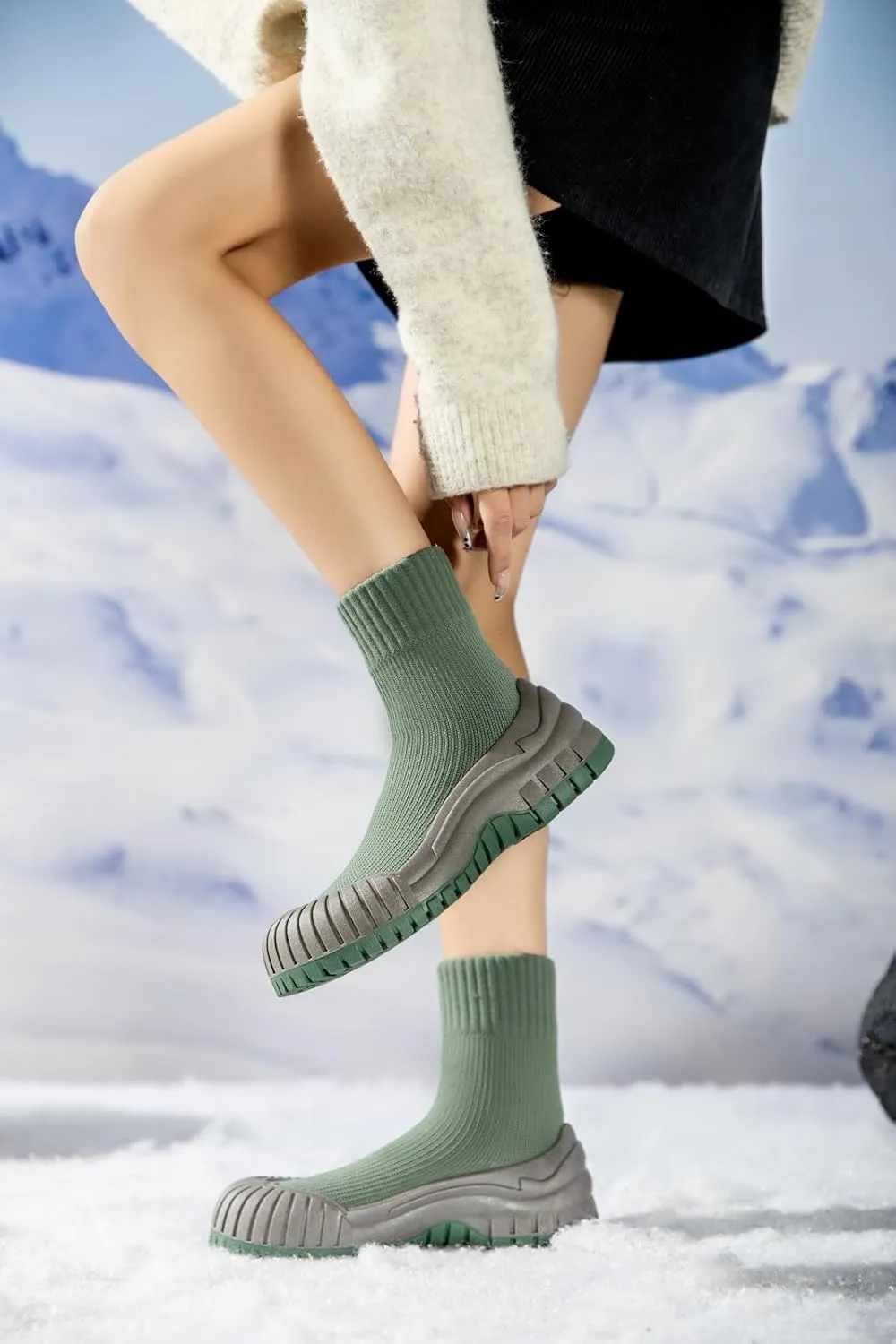Winter Snow Boots Hiking Boots Waterproof Anti-Slip Warm Fur Lined Fur Lined Comfortable Shoes For Men And Women