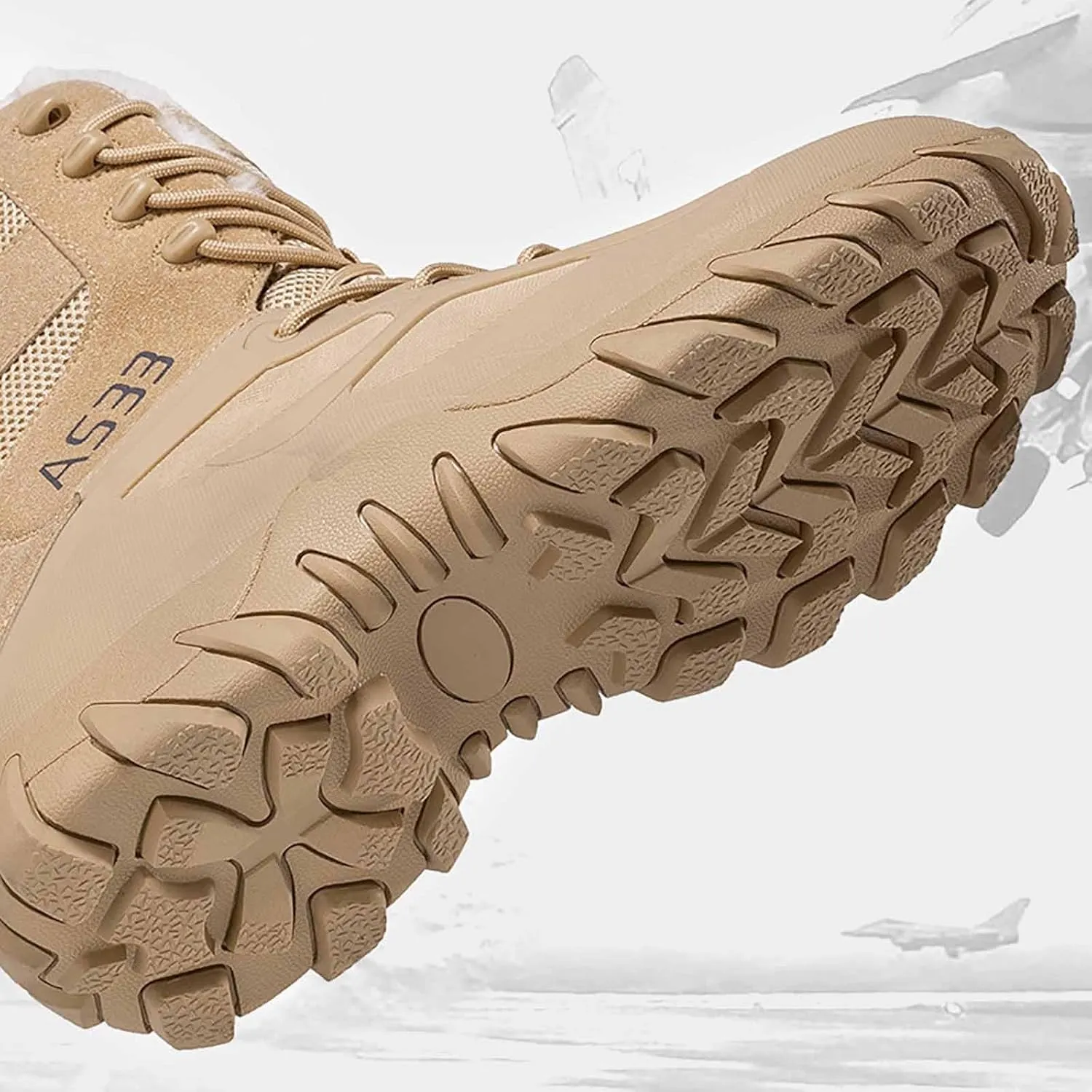 Winter Tactical Boots for Men, Lightweight Military Boots, Durable Army Combat Boots, Comfortable Work Boots, Waterproof Security Boots, breathable jungle Desert Combat Boots