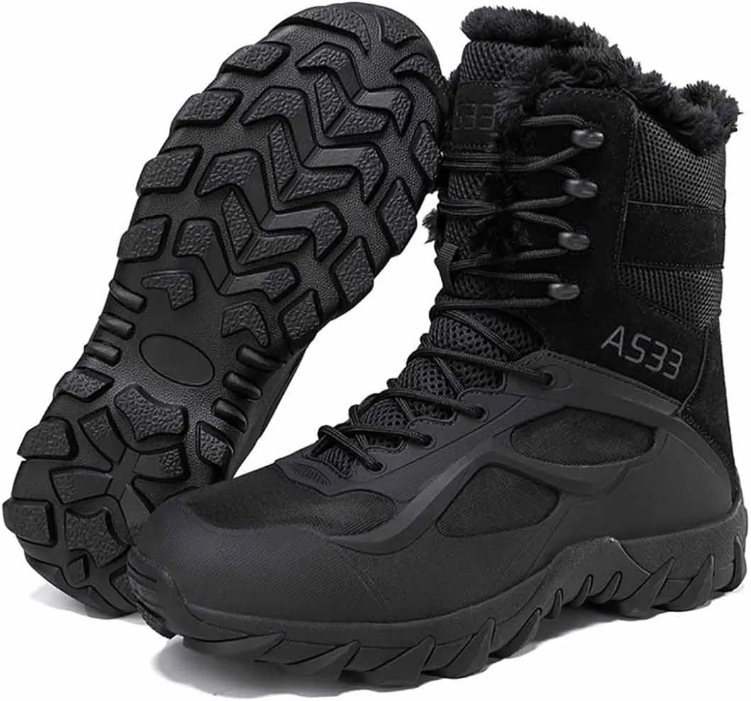 Winter Tactical Boots for Men, Lightweight Military Boots, Durable Army Combat Boots, Comfortable Work Boots, Waterproof Security Boots, breathable jungle Desert Combat Boots