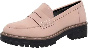 Women Loafers Shoes Comfortable Dress Shoes Platform Leather Shoes Chunky Penny Loafers Wide Oxford Loafers Work Shoe