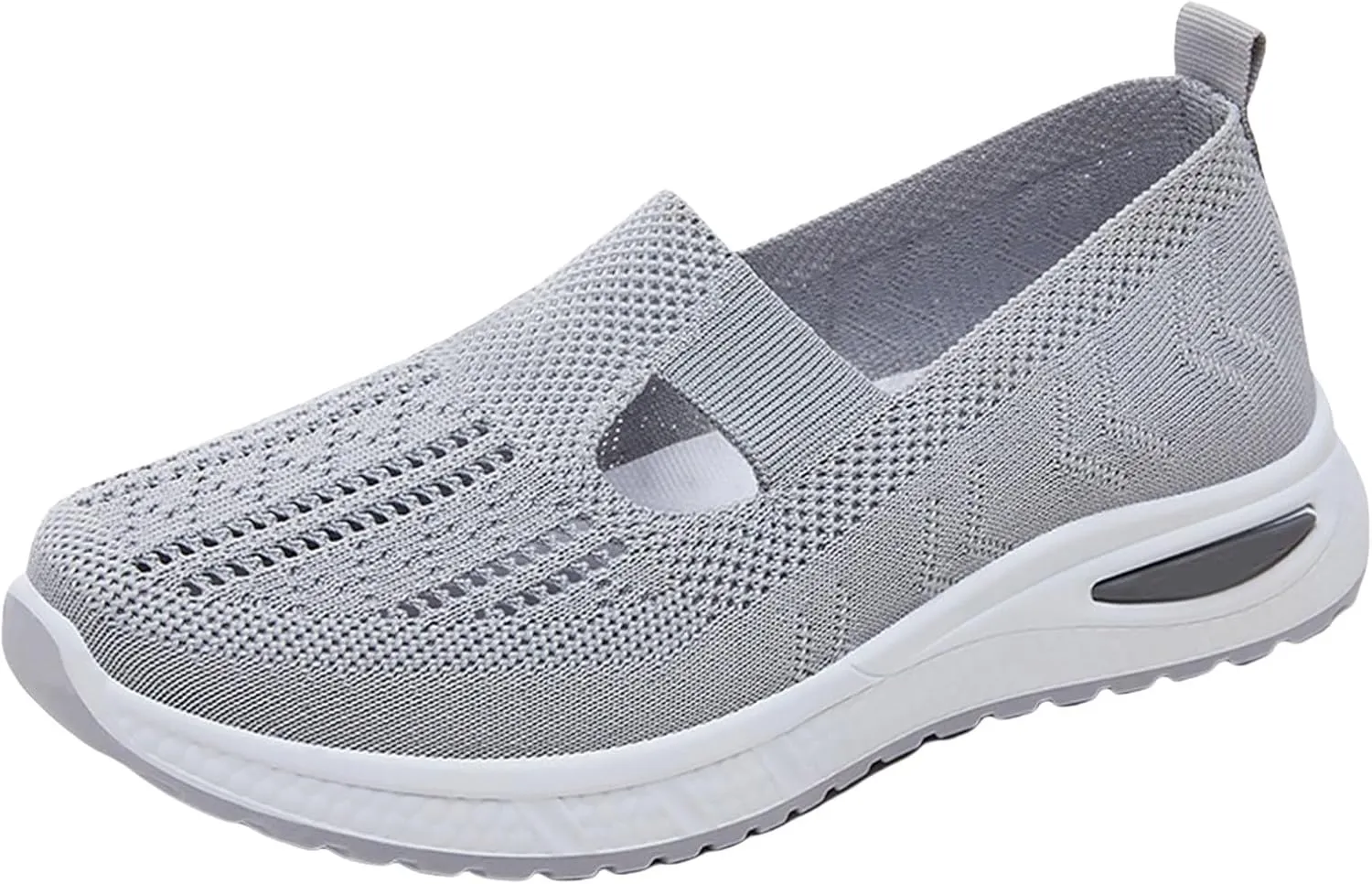Women Walking Shoes Sock Sneakers Slip-On Breath Non Slip Work Shoes Women Walking Dress Casual Shoes Brown Sneakers Brown Tennis Shoe White Loafers